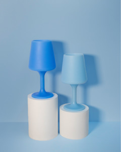Swepp silicone unbreakable wine glasses - Kingfisher + Sky
