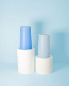 Drinkware: Stegg Silicone Unbreakable Highball Glasses Sky + Kingfisher