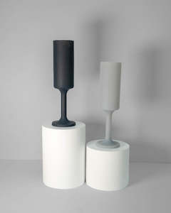 Seff Silicone Unbreakable Champagne Flutes Smoke + Storm