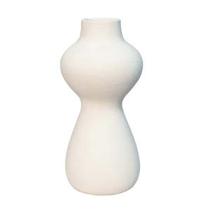 Ceramic Homewares: Violetta Vase Off White