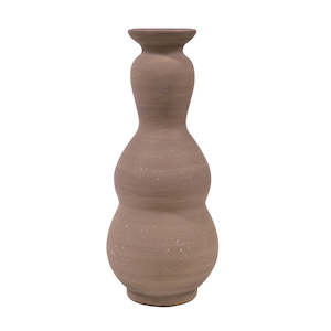 Ceramic Homewares: Viola Vase Khaki Brown