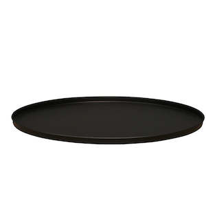 Table: STUDIO Round Ottoman Tray - Black