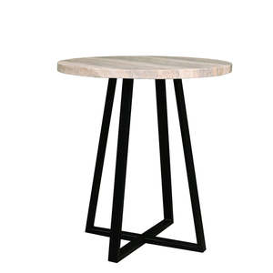 Outdoor Furniture: Vista Bistro Table - Travertine Finish
