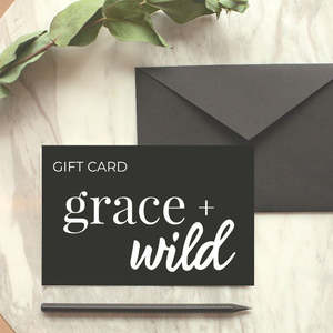 Gifts For Her: Grace + Wild Gift Card