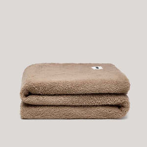 Hommey Faux Fur Throw Blanket - Warm Grey - New!