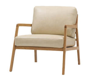 Braxton NYSSE Chair - Limestone Leather