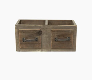 Cabinets: 2 Part Organiser Faux Draws