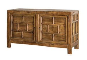 Cabinets: Rice Cabinet Natural/Washed 2 dr