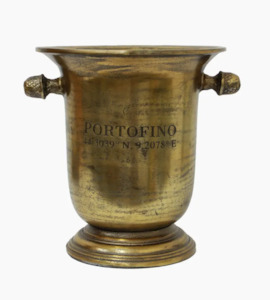 Portofino Gold Champagne Bucket Tall