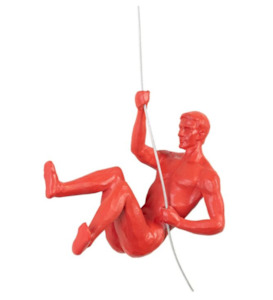 Wall Art: Gymnastic Man Right Red