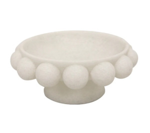 Marble Resin Plinth Bowl