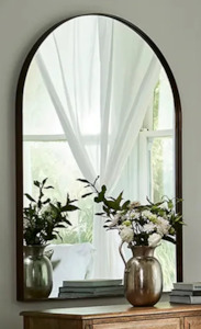 Throws: Bouvier Mantel Arch Mirror