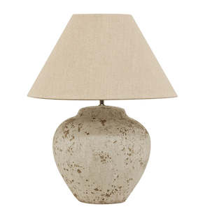Kitchenware: Tuscan Stone Lamp Base & Shade