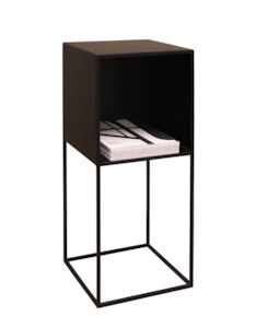 Bedside Tables: STUDIO Bedside Cabinet Small Black