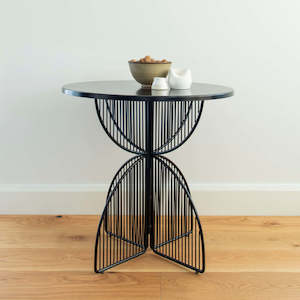 Dining Tables: OMAHA CAFE TABLE - BLACK