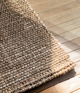 Home Decor: Portsea Jute Floor Mat - NATURAL - 60x100cm