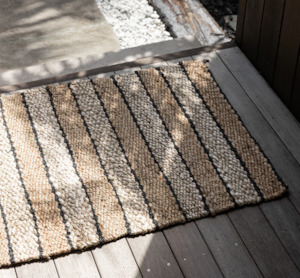 Sheepskins And Cow Hides: Chatham Jute Floor Mat - MULTI - 60x100cm