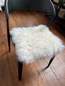 Sheepskins And Cow Hides: Ivory Sheepskin Seat Pad