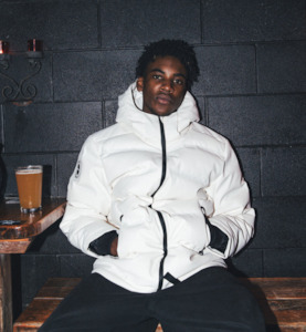 New: Huffer Mens SuperDown Jacket White