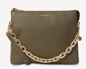 Matilda Crossbody Rosemary + Chunky Chain