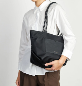 New Saben: Paris Tote Black Nylon