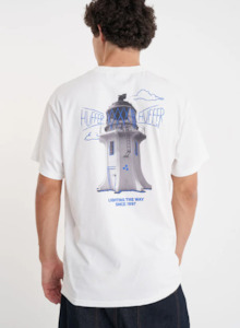 Huffer Spring 2024: Sup Tee 190 Lit Chalk