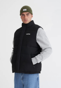 Mens Street Puffer Vest Black