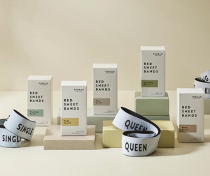 Bed Linen And Towels: Bed Sheet Bands S/2