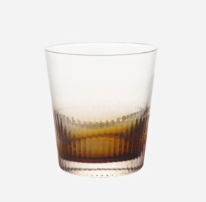 Ambretta Ridged Whiskey Glass Set 4