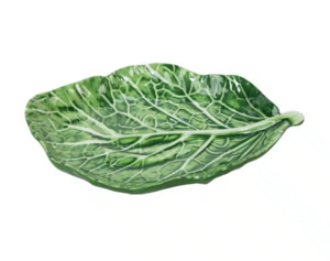 Melamine Cabbage Large Platter 30cm Green
