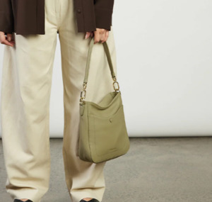 Rosie Shoulder Bag Eucalyptus Pebble