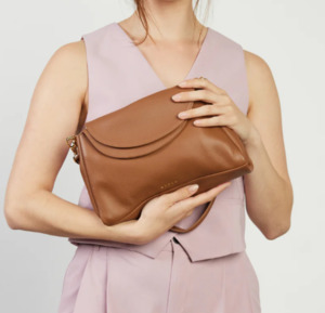Saben: Saben Beckett Crossbody Tan Luxe