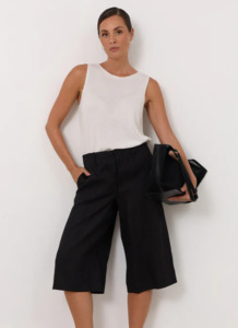 Womens Clothing: Jordana Longline Short Black