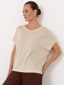Womens Clothing: Helene Knit Top Natural