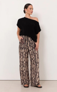 Womens Clothing: Artemis Zebra Print Pant
