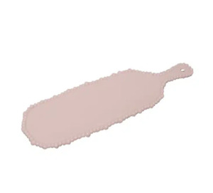 Melamine Pearl Platter Handle 42cm Pink