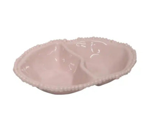 Melamine Serveware: Melamine Pearl Double Serving Bowl Pink