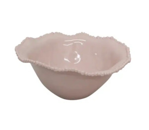 Melamine Serveware: Melamine Pearl Bowl 36cm Pink