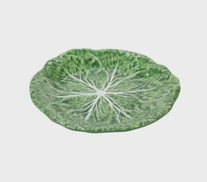 Melamine Cabbage Side Plate Green