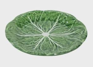 Melamine Serveware: Melamine Cabbage Dinner Plate Green