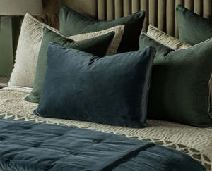 Bianca Lorenne -Cushion Prussian Blue 60x40cm
