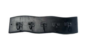 Iron and Mango Wood 5 Hook Hanger