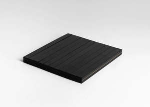Arm Chair Side Rest Black Oak