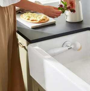 V2 - Dish Brush - Suction- White