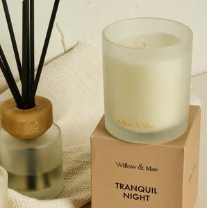 Tranquil Night Spiced Sandalwood + Amber 230g Soy Candle