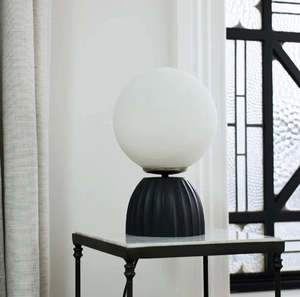 Orion Ribbed Orb Lamp