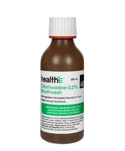 Frontpage: Chlorhexidine 0.2% Mouthwash 200ml