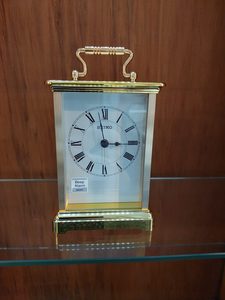 Seiko Carriage Clock QHE093-G - Graeme Johnson Jewels & Time