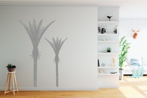 Nature and Trees: Wall Decal Nikau Palms - Grafix Wall Art - New Zealand Made