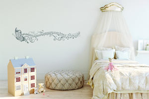 Animals: Wall Decal Butterfly Music - Grafix Wall Art - New Zealand